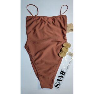 SAME Los Angeles One Piece Swimsuit Medium Rose Pink Rare Exclusive Sample NWT